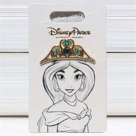 Disney Parks Aladdin Princess Jasmine Tiara Pin Ebay