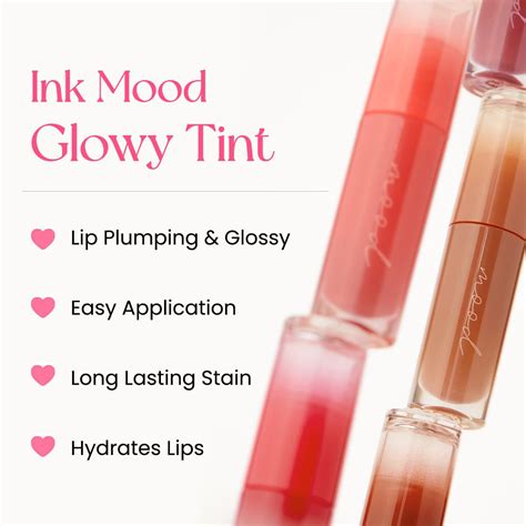 Getuscart Peripera Ink Mood Glowy Tint Nude Area Honey K Ookie New