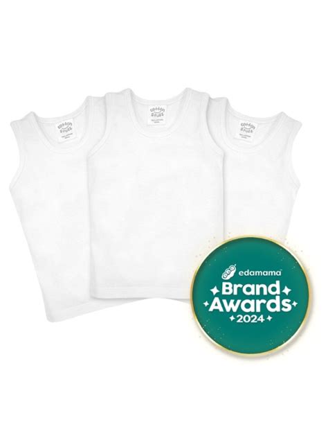 Cotton Stuff Sando 3 Pcs Edamama