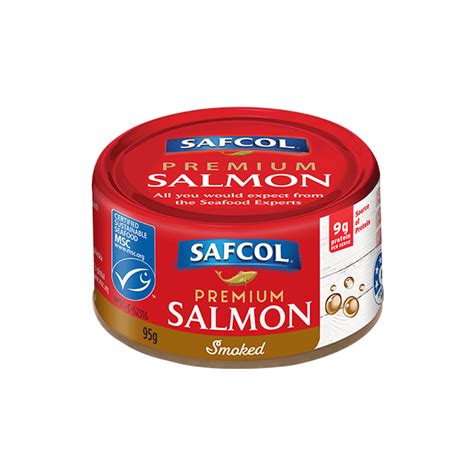 Safcol Premium Salmon Smoked 95g Safcol Australia
