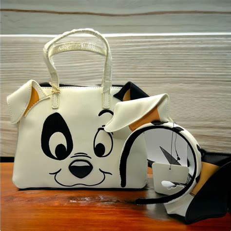 Loungefly Bags Disney 1 Dalmatians 70th Anniversary Cosplay Crossbody Bag And Ears Headband