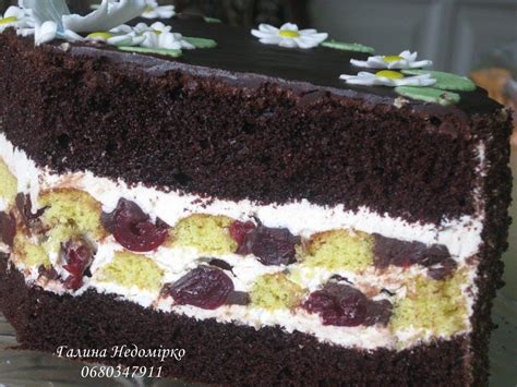 Вишня в шоколаді | DreamFood | Сумасшедшие торты, Вкусняшки, Рецепты тортов