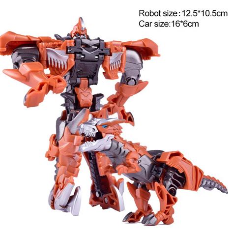 Купить 1шт трансформация робот гоночный автомобиль динозавр пластиковая ...