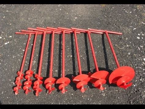 Делаем ручной бур своими руками - YouTube