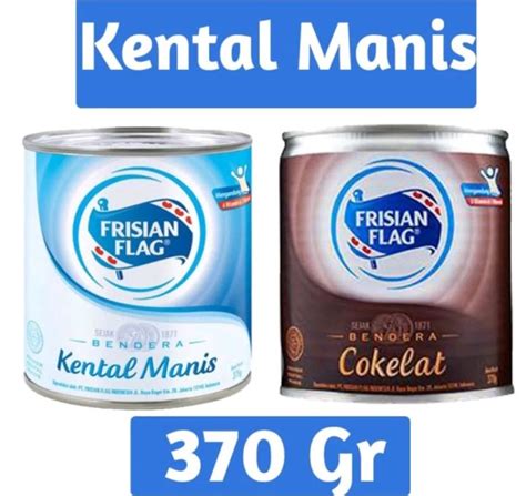 Frisian Flag 2 Kaleng Kental Manis 370g Lazada Indonesia