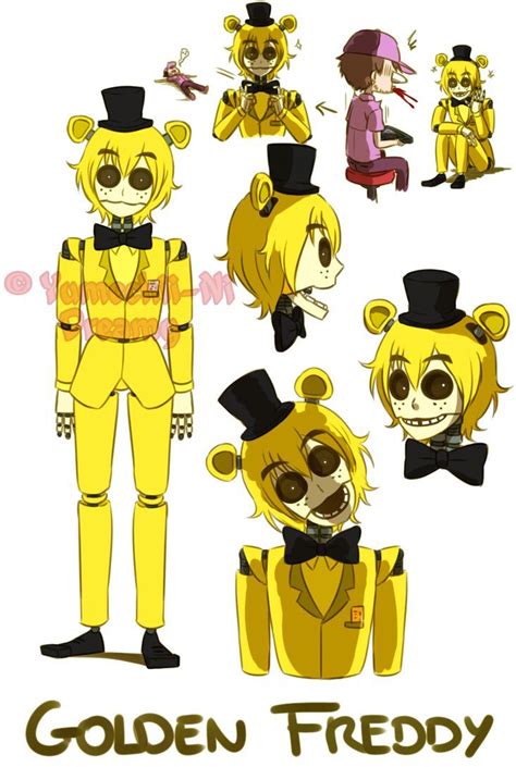 Five Nights At Freddys Golden Freddy Human