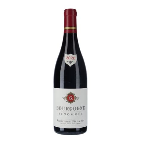 Remoissenet Père et Fils Bourgogne pinot noir Renommée 2020 Vin malin