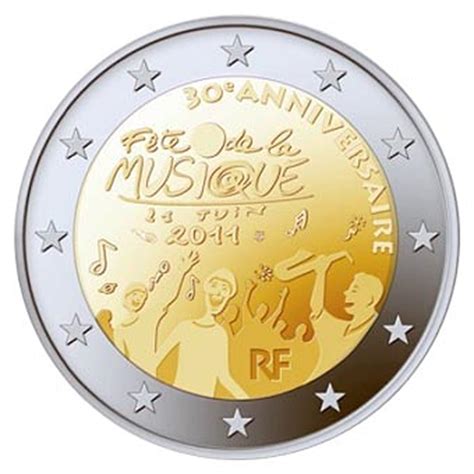 Frankrijk Euro F Te De La Musique Unc Kingofcoins Nl