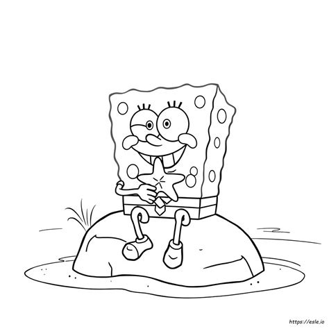 Bob Esponja Calça Quadrada Para Colorir - Bob Esponja Calça Quadrada Para Colorir