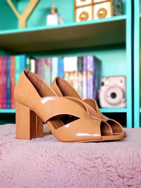 Salto Nude Ávida Sapato Feminino ávida Usado 77686855 enjoei