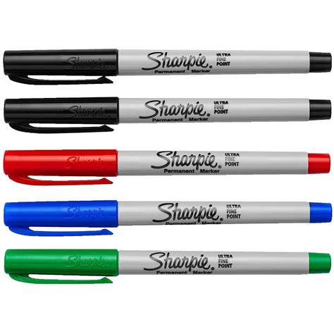 Sharpie 5 Pack Ultra Fine Tip Markers Home Hardware