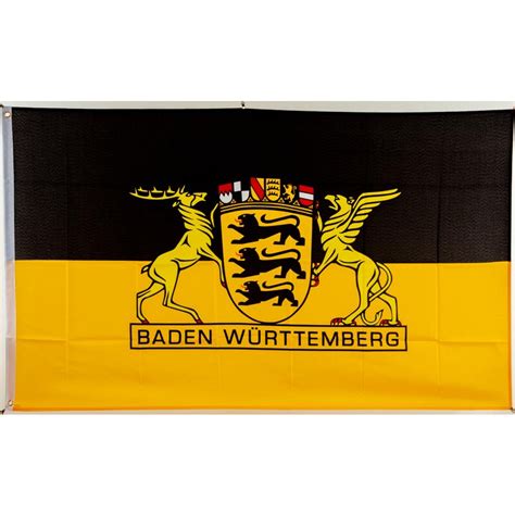 Flagge X Baden W Rttemberg Gro Es Landessiegel