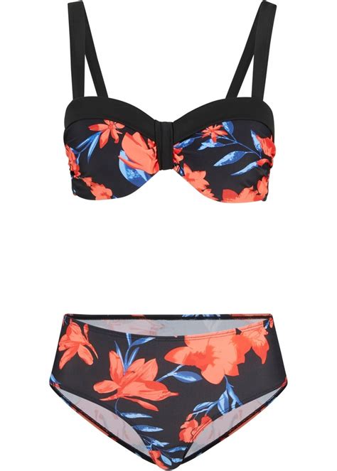 B P C Bikini W Kwiaty Z Fiszbinami 40 80B 12300596965 Oficjalne