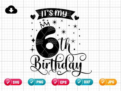 Its My Birthday Svg Eps Png Kids Birthday Celebration Svg Birthday