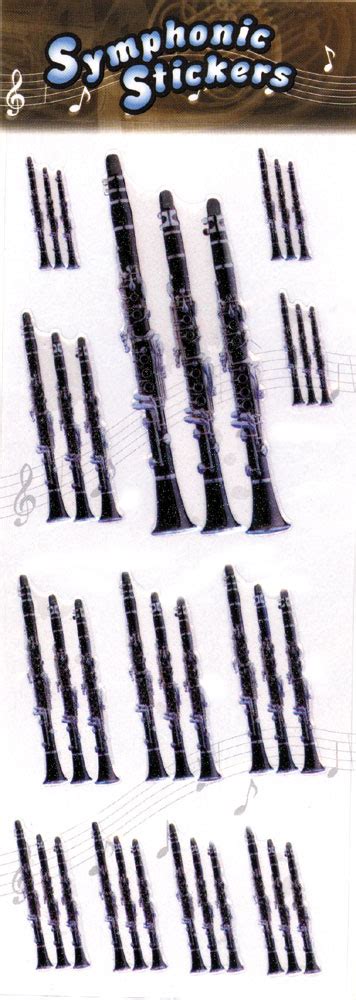 Buy Clarinet Stickers Music Media Music Stickers