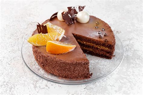 Торт Апельсиновый трюфель