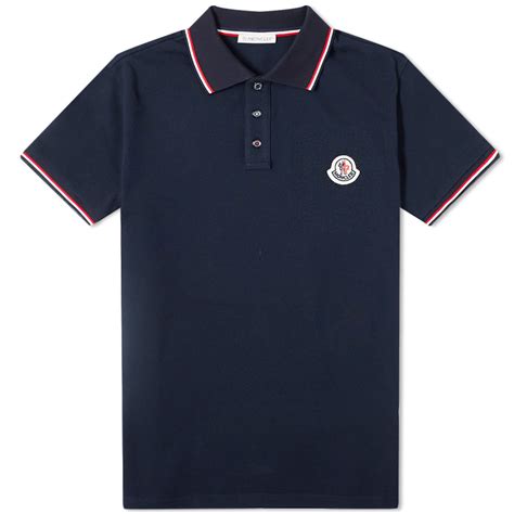 Moncler Classic Logo Polo Navy | END. (UK)