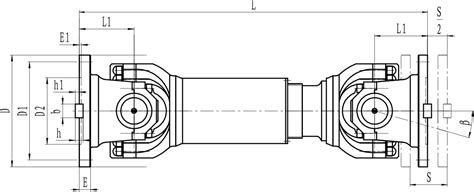 cardan shaft universal joint upd type china suoda