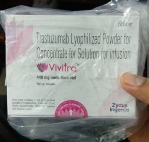 Vivitra 440mg Injection Trastuzumab At Rs 58 600 Piece In Nagpur