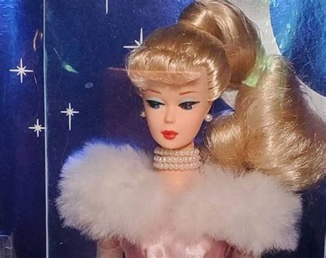 Th Anniversary Barbie Blonde Doll Enchanted Evening Etsy
