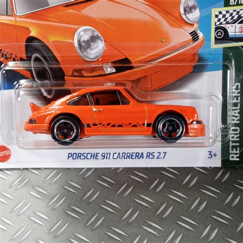 Hot Wheels Porsche Carrera Rs Rare Collectible Miniature Model Scale Gift Idea With