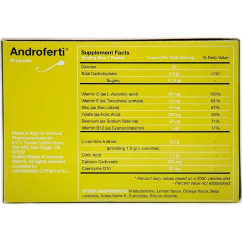Androferti - Συμπλήρωμα για την Σεξουαλική Υγεία 60 φακελάκια - Men's Care