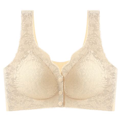 Lycaql Lingerie For Women Women Seamless Bra Front Button Fortable Underwear Beautiful Back