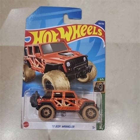 Hot Wheels Treasure Hunt Mud Studs Jeep Wrangler Not Mint Soft Edges Shopee Philippines