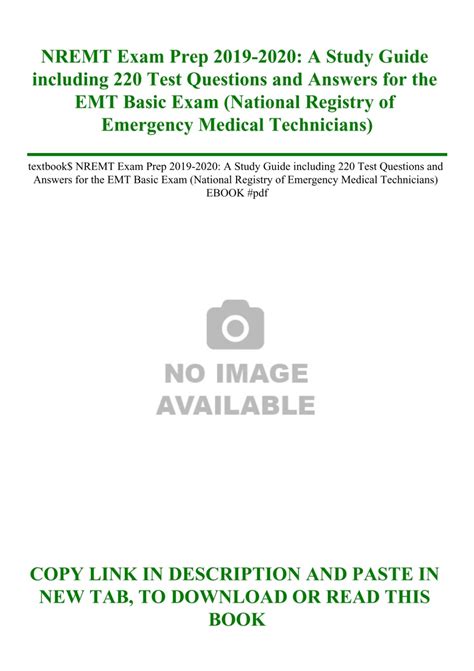 Textbook Nremt Exam Prep 2019 2020 A Study Guide Including 220 Test