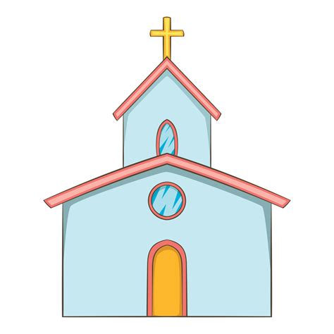Church Icon Cartoon Style 14935932 Vector Art At Vecteezy
