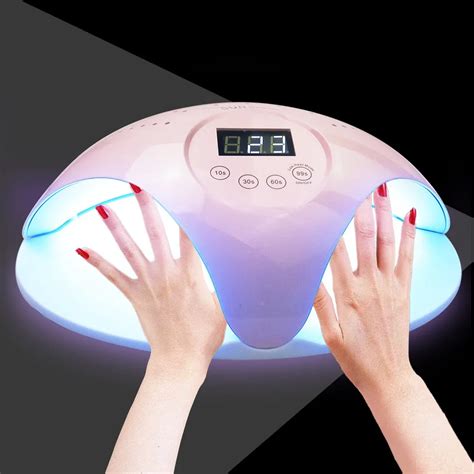 Nail Manicure Beauty Salon W W Uv Double Hands Use Gel Curing Lamp