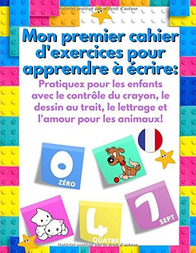 Buy Mon Premier Cahier Dexercices Pour Apprendre à écrire Pratique