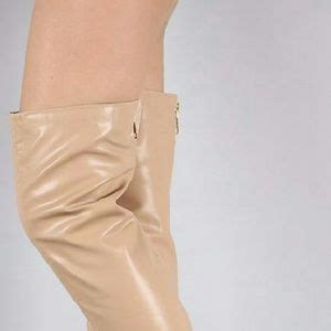 Shoes New Nude Thigh High Boots Poshmark