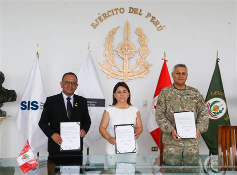 Firma Del Convenio Marco De Cooperaci N Entre El Minsa El Sis Y El