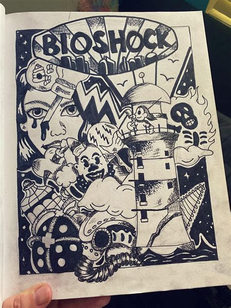 bioshock  drawing today rbioshock