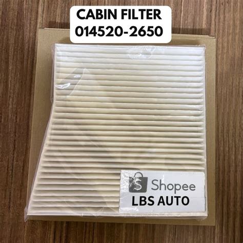 Cabin Air Cond Filter Toyota 014520 2650 Sesuai Untuk Kereta Toyota