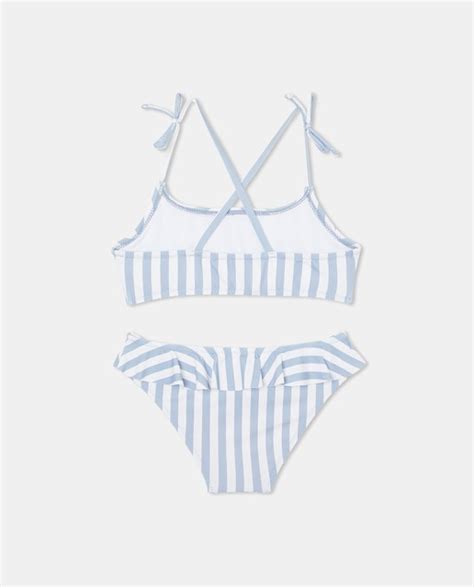 Comprar Bikini De Ni A Raya Azul Unit Hipercor