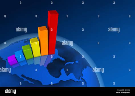 chart usa growth stock photo alamy
