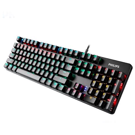 Ripley - TECLADO GAMER PHILIPS MECANICO RETROILUMINADO G401