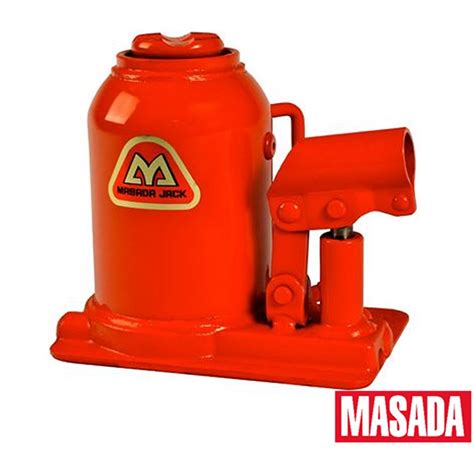 MASADA BOTTLE JACK 15Tn SQUAT CLOSED RAISED 170mm 330mm WITH SCREW