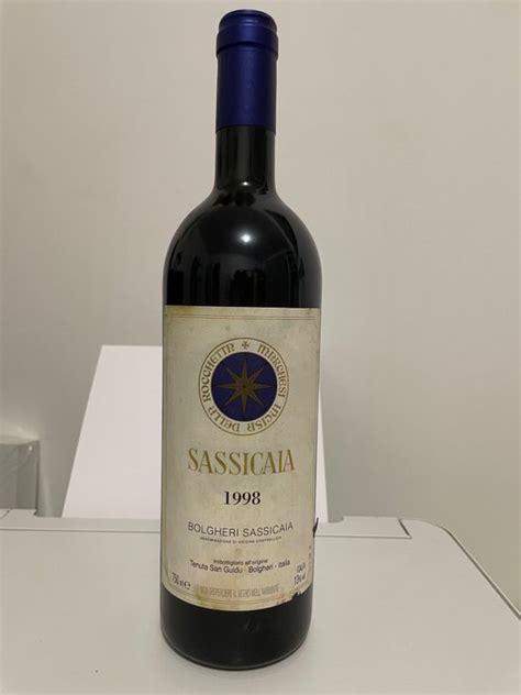 1998 Tenuta San Guido Sassicaia Super Tuscans 1 Bottle Catawiki