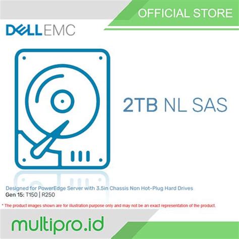 Promo Hardisk Server Dell 2TB NL SAS Non Hot Plug HDD 15G Cicil 0 3x Jakarta Utara Multipro