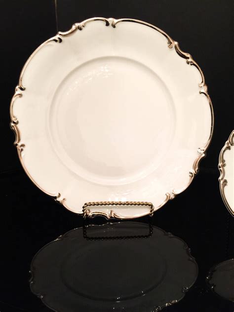 White Bavaria China Hutschenreuther Revere Dinner Plate And Etsy