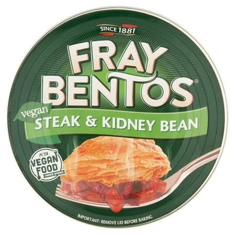 Vegan Steak And Kidney Bean Fray Bentos Tinned Pie