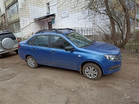 Рейлинги с поперечинами — Lada Гранта (2G) FL, 1,6 л, 2021 года ...