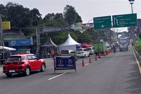 Ganjil Genap Di Jalur Puncak Berlaku Akhir Pekan Ini