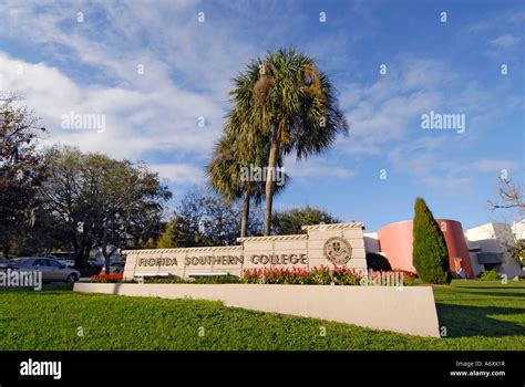 Florida Southern College Located In Lakeland Florida Fl Usa Stock Photo