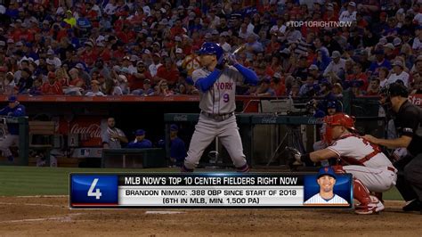 Top 10 Center Fielders Right Now: Brandon Nimmo | 01/13/2023 | New York ...