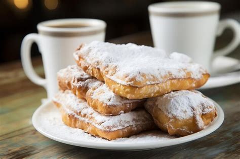 Premium AI Image | Cafe du monde beignets photography