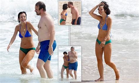 PICTURE EXCLUSIVE Lily Allen Shows Off Her Incredible Bikini Body Frolicing In The Sea Of St